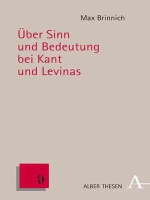 cover image of Über Sinn und Bedeutung bei Kant und Levinas